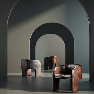 Furniture Armchair 002 3D model