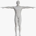 Male mannequin pose 1 PBR