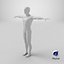 Male mannequin pose 1 PBR