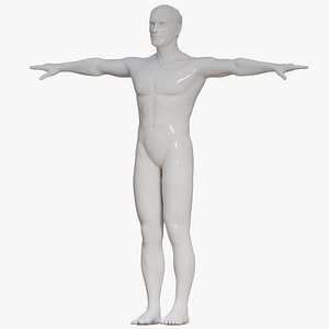 Male mannequin pose 1 PBR