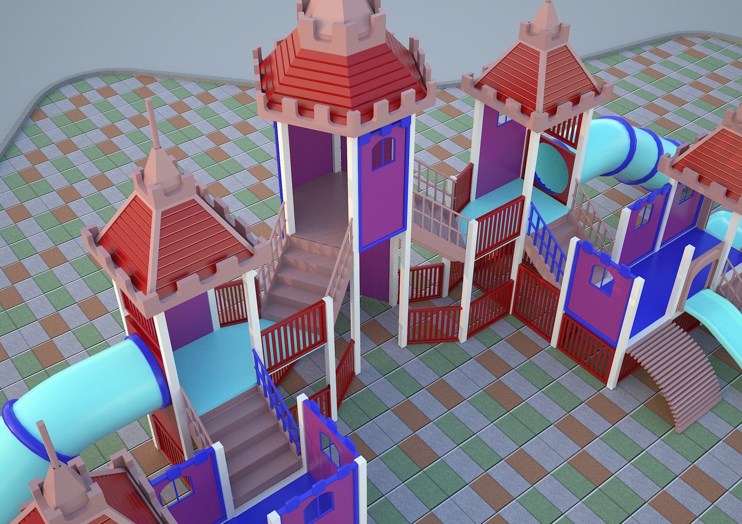 Playground model - TurboSquid 1570990