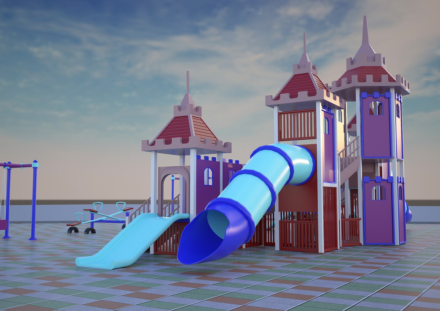 Playground model - TurboSquid 1570990