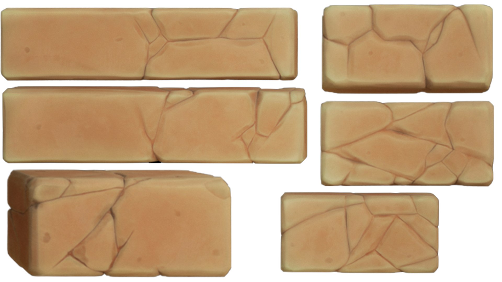 3D Stylized Cartoon Rock Sand - TurboSquid 1568560