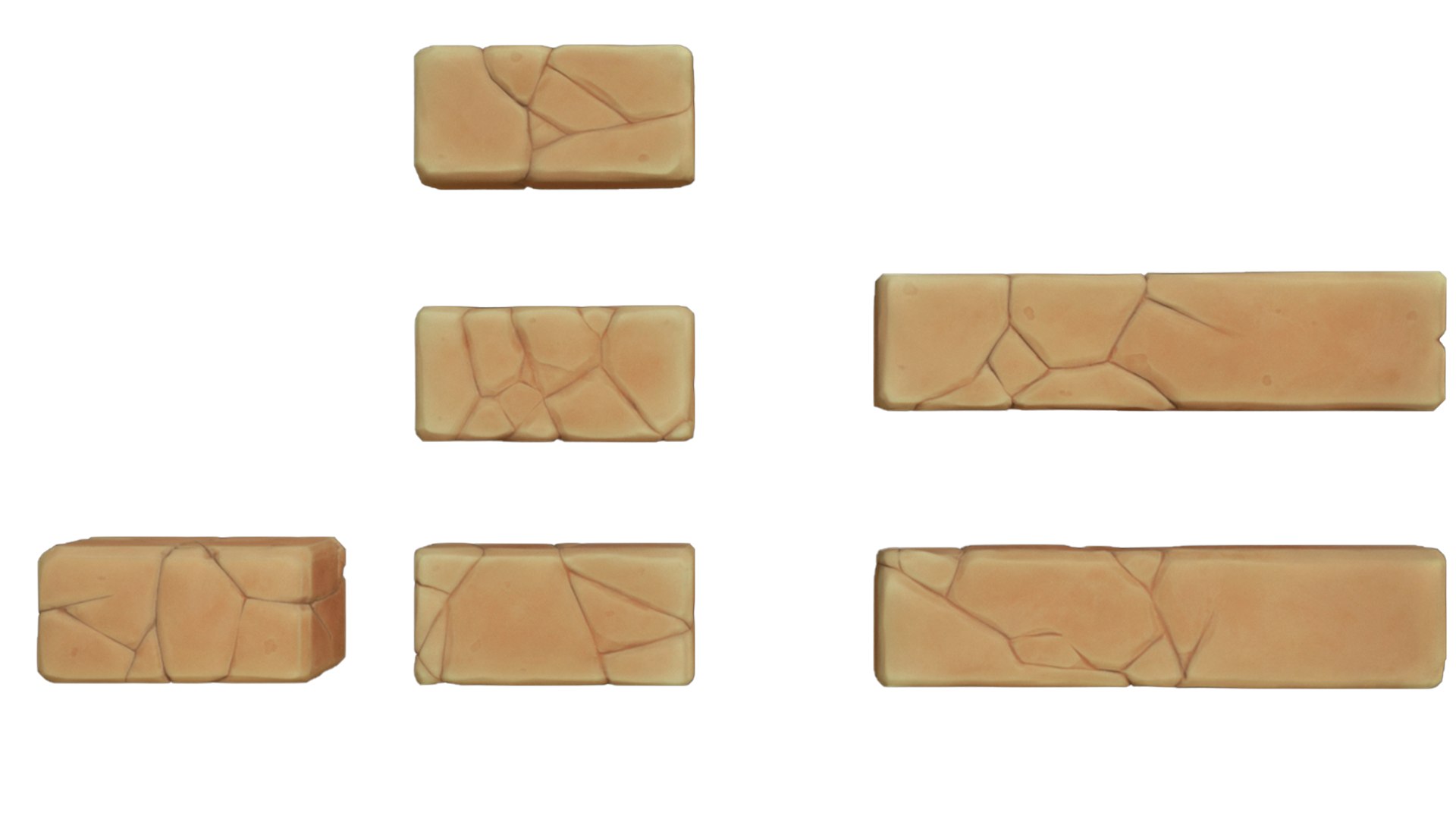 3D Stylized Cartoon Rock Sand - TurboSquid 1568560