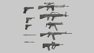 3D model firearms20220715