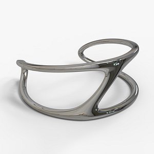 Cuff Bracelet 3D model