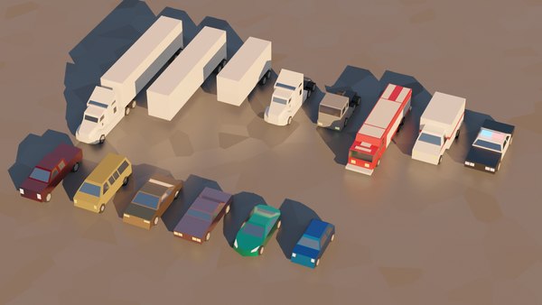 vehicles polys 3D