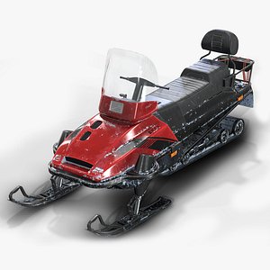 SnowMobile Low Poly