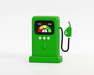 Cartoon Petrol Fuel Pump