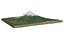 Topografisches Geländemodell des Fuji