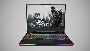 Gaming Laptop 3D Model 3D model