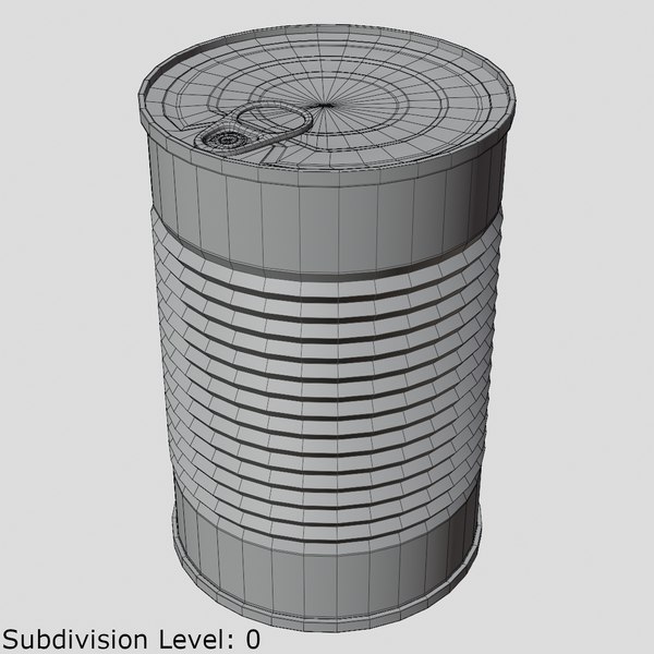 3D realistic tin model - TurboSquid 1616725