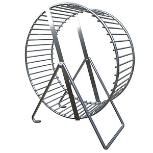 metal hamster wheel model