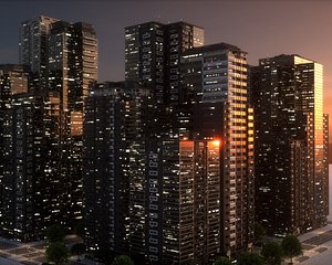 3D City Block Type A16