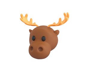 Prop145 Moose Head model