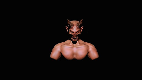 Demon Head 3D model