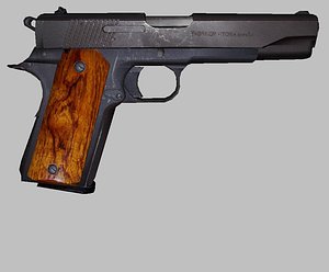 3d 1911 45 pistol model