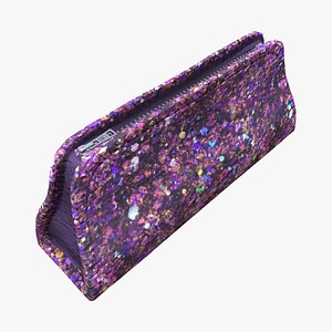 Glittery Purple Hand Purse
