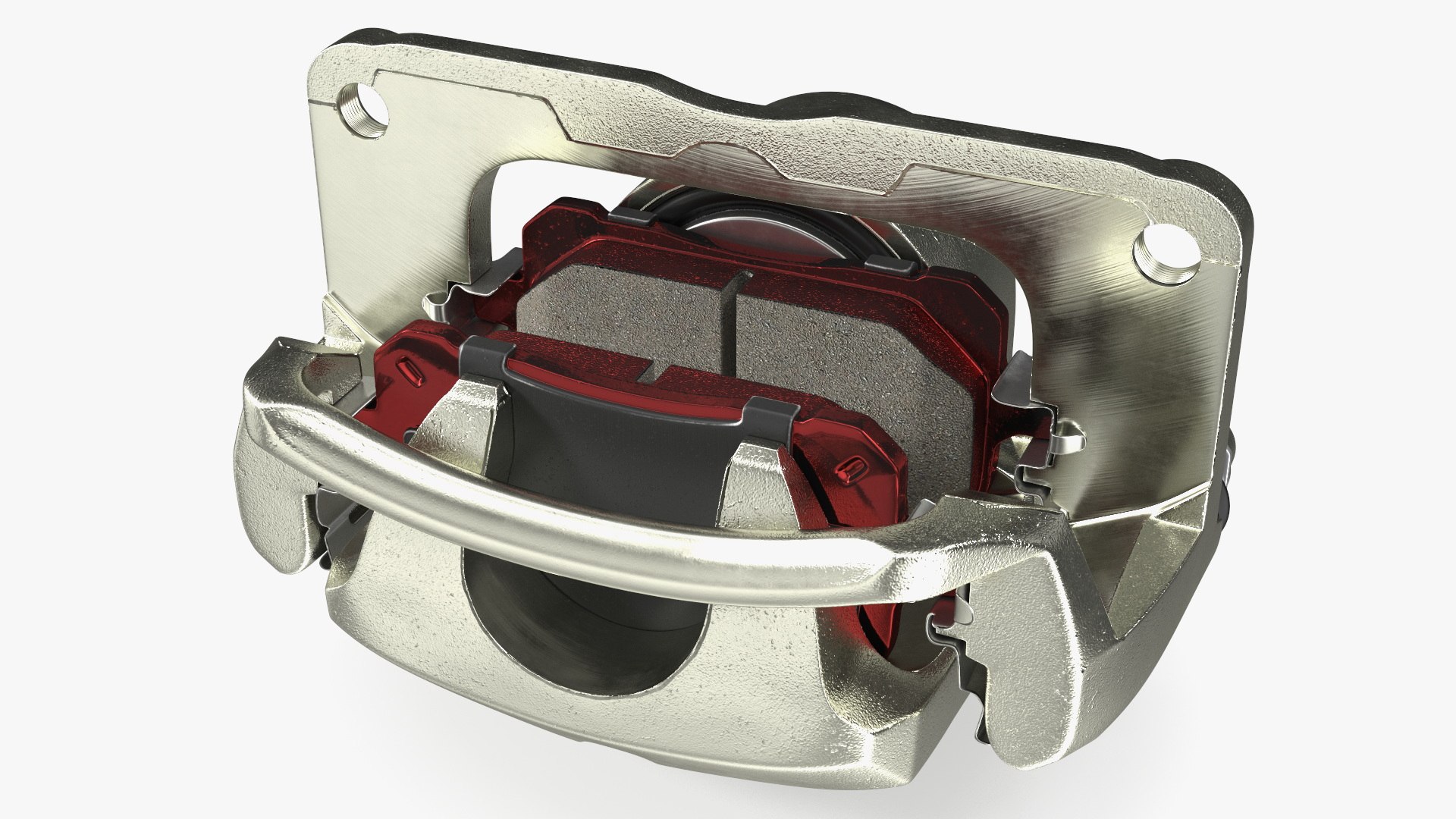 Brake Caliper Pads 3D model preview