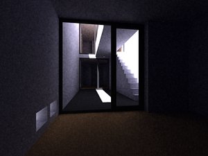azuma house tadao ando 3d model