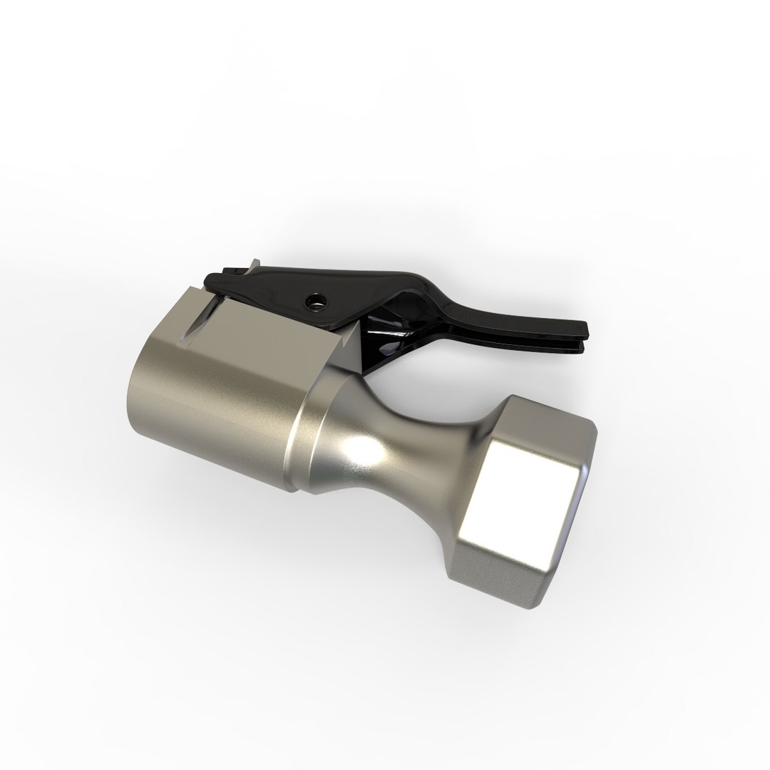 open flow air chuck 3d model