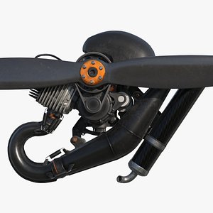 3D model Paramotor Engine