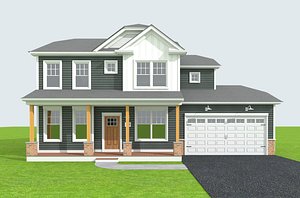 3D house home model
