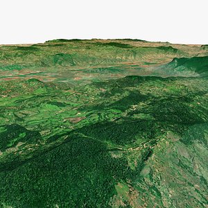 Usambara Mountains Tanzania East Africa 3D model