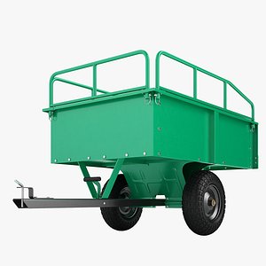Heavy Duty Trailer Steel Dump Cart 03
