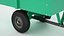 3D Heavy Duty Trailer Steel Dump Cart 03 model