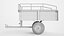 3D Heavy Duty Trailer Steel Dump Cart 03 model