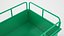 3D Heavy Duty Trailer Steel Dump Cart 03 model