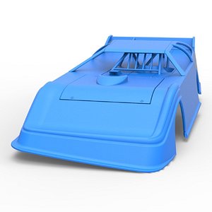 Shell of Super Dirt Late model Version 1 Scale 1 to 25