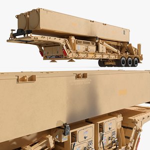 3D model LRHW Missile TEL Unit Transport Mode
