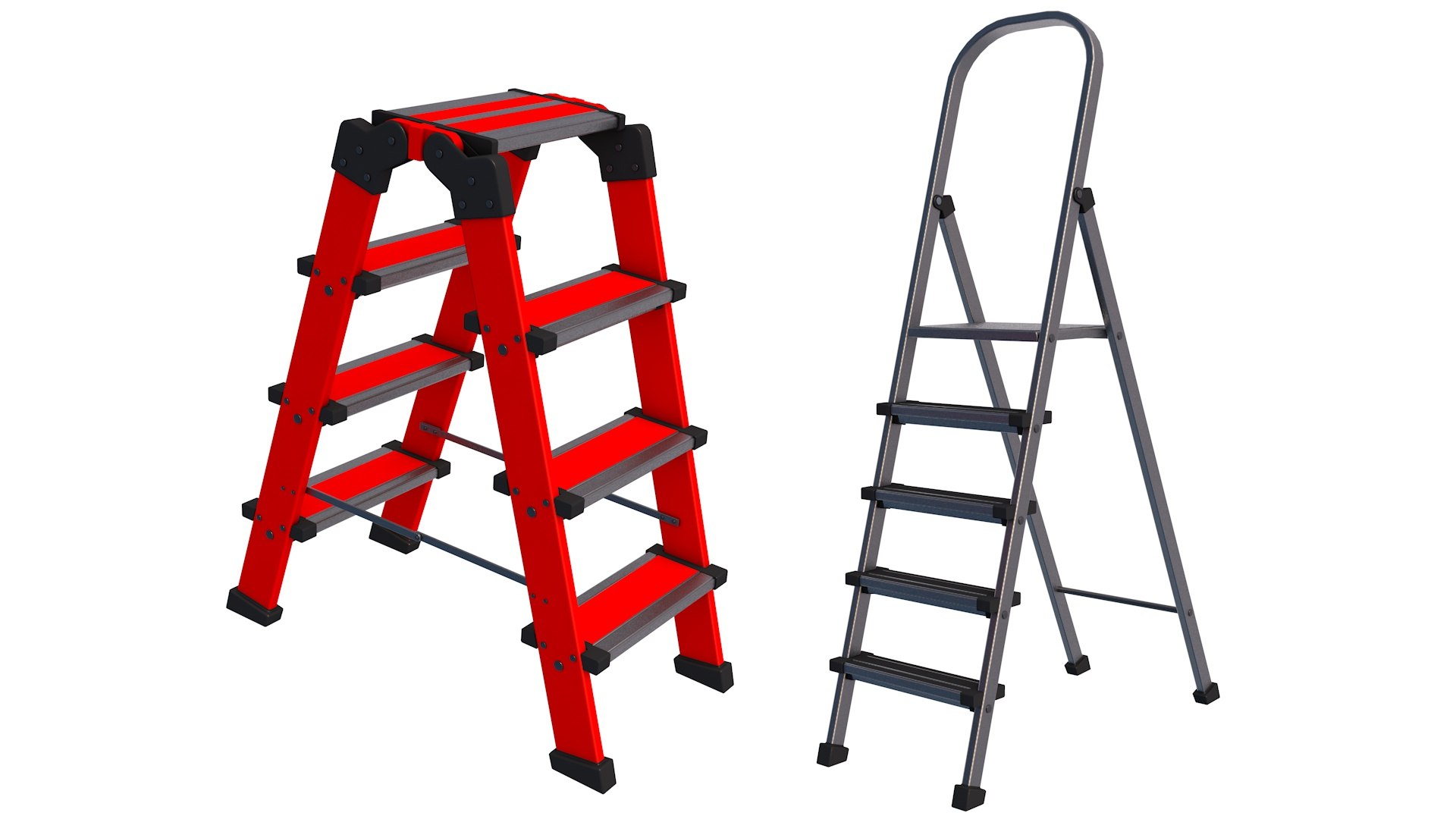 3D Ladder Collection Model - TurboSquid 1803162