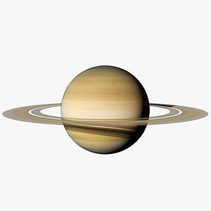 3D model saturn 8k planet