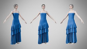 Dress 39 Tory Blue