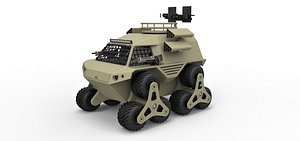 3D concept zombie truck