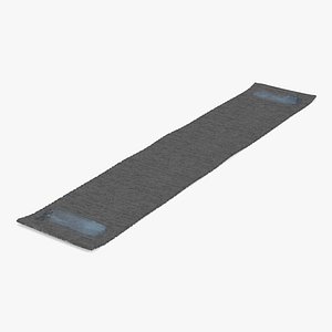 Paper Neck Tape with Adhesive Ends Black