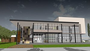 Small office 3D model