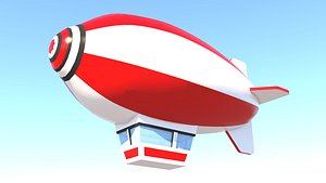 Low-poly Zeppelin
