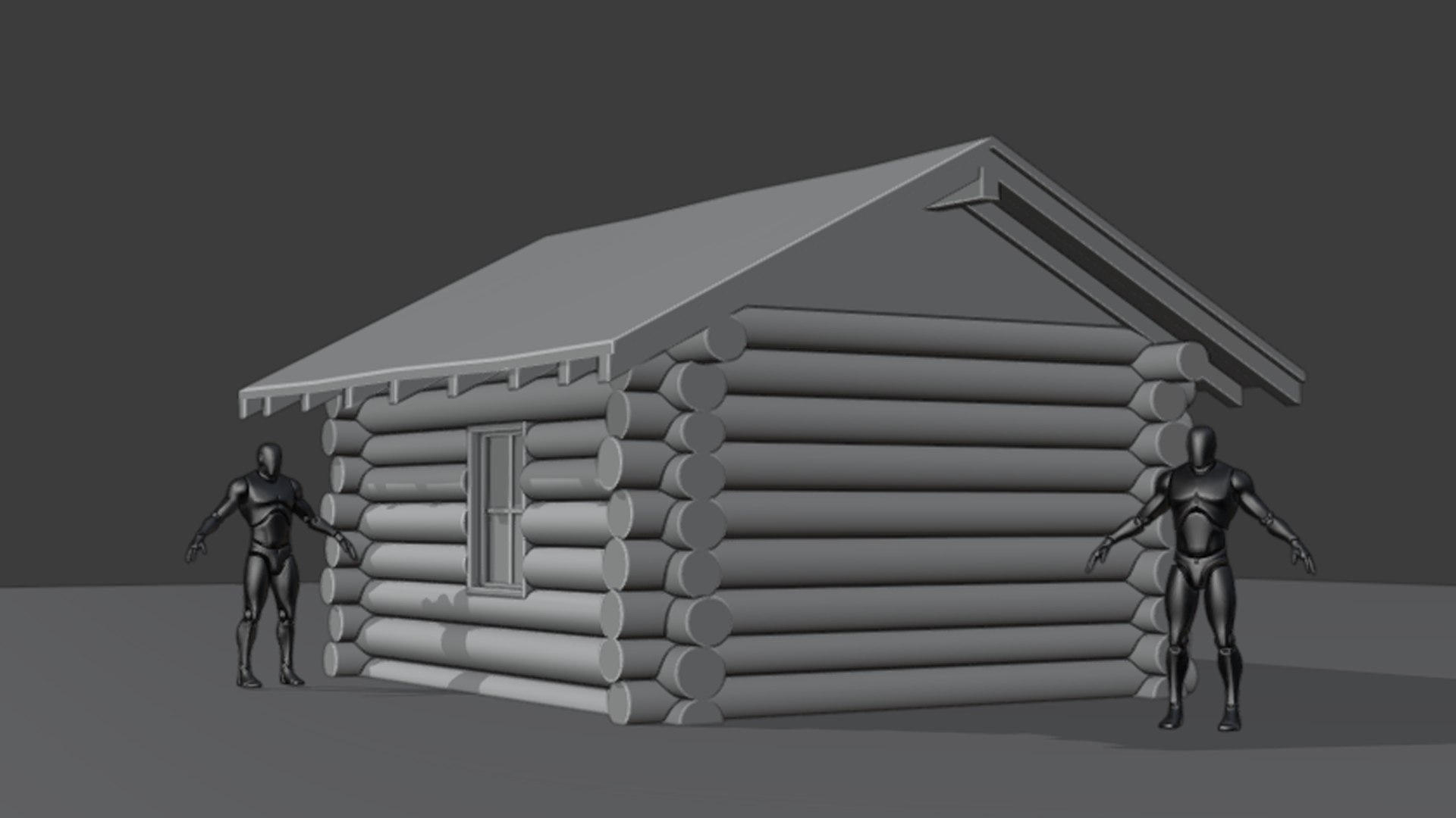 Log Cabin 3D Model - TurboSquid 1795686