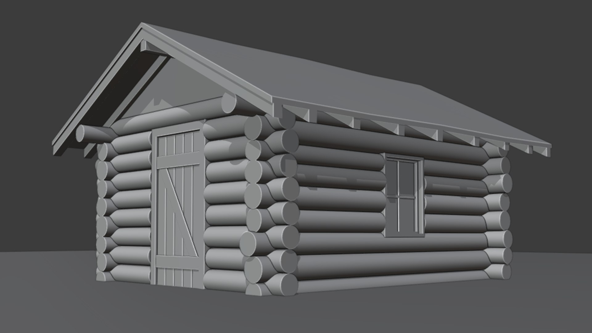 Log Cabin 3D Model - TurboSquid 1795686