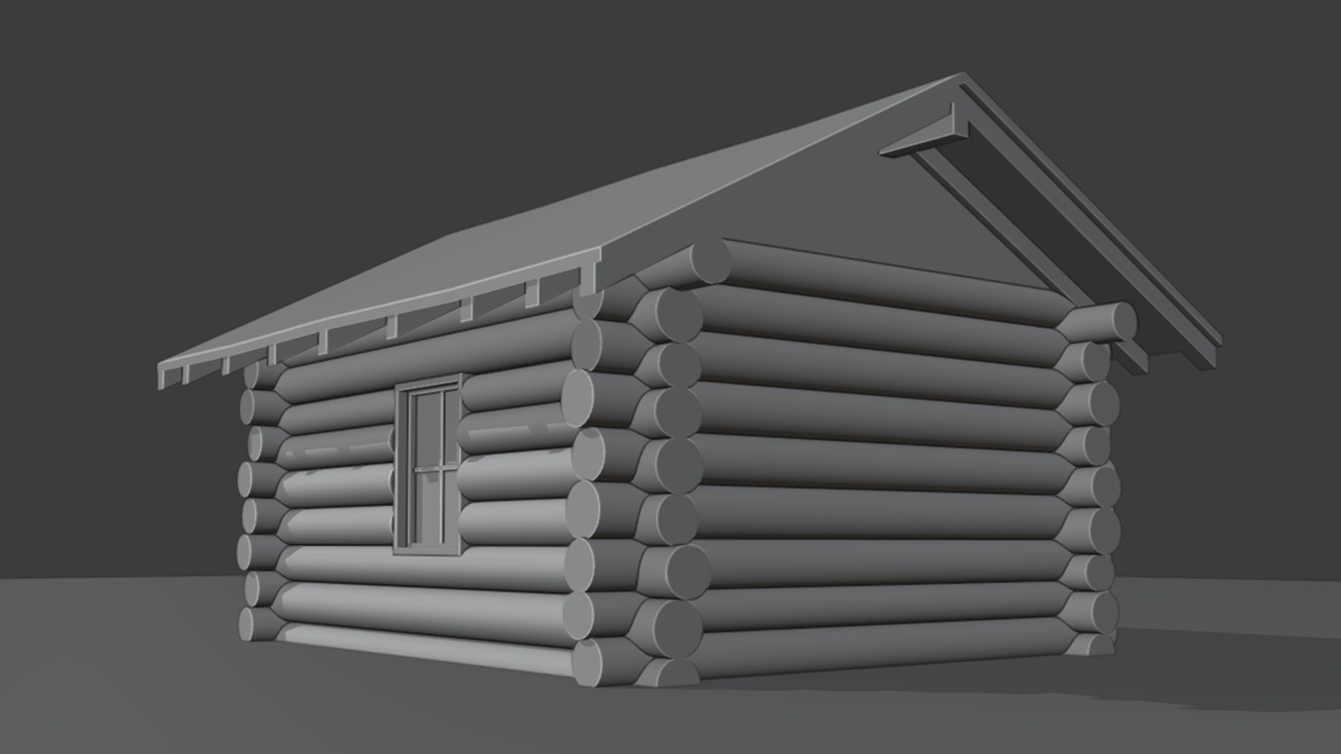 Log Cabin 3D Model - TurboSquid 1795686
