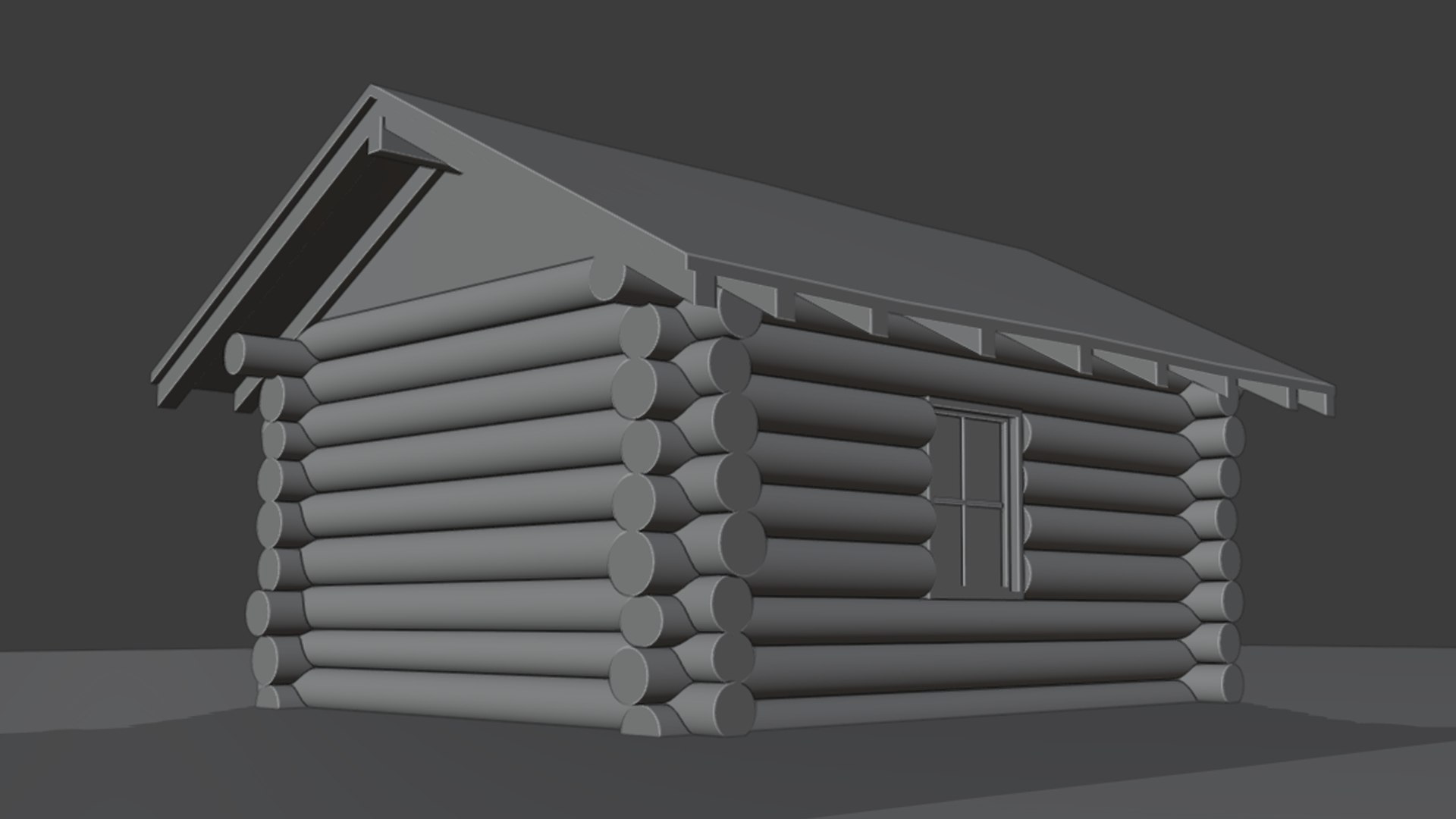 Log Cabin 3D Model - TurboSquid 1795686