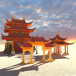 3D model Pagoda
