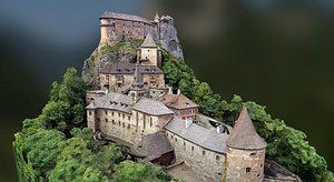 Orava Castle 3D model