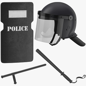 Police Riot Equipment Collection 01