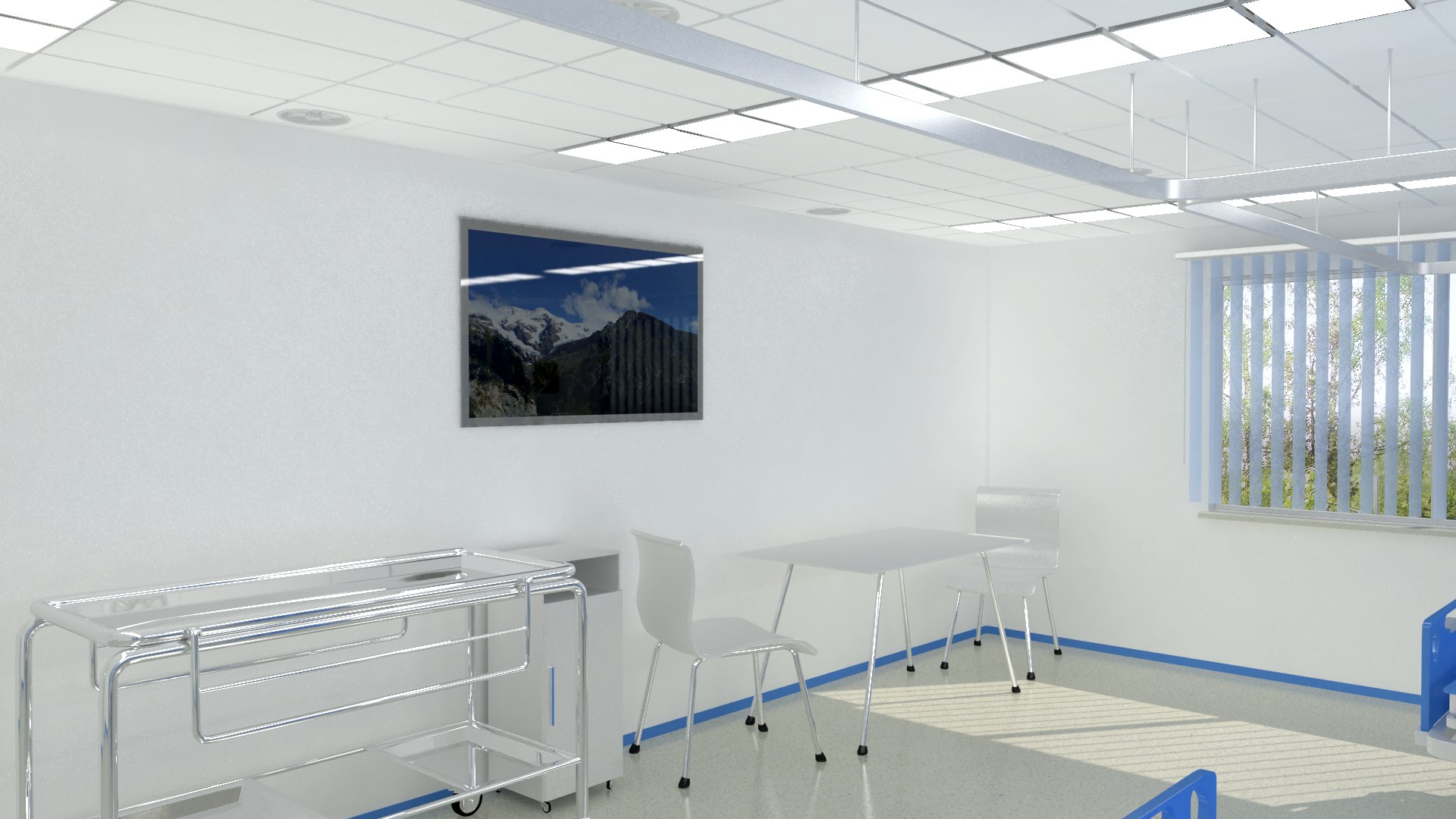 3D Isolation Bed - TurboSquid 1682230