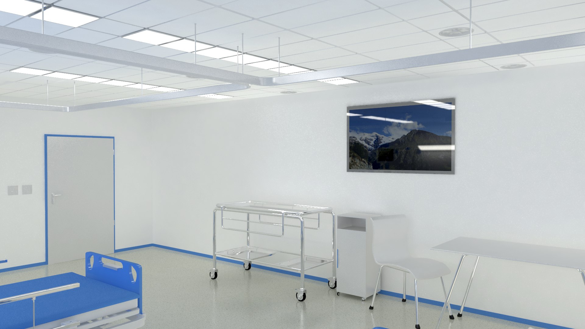 3D Isolation Bed - TurboSquid 1682230